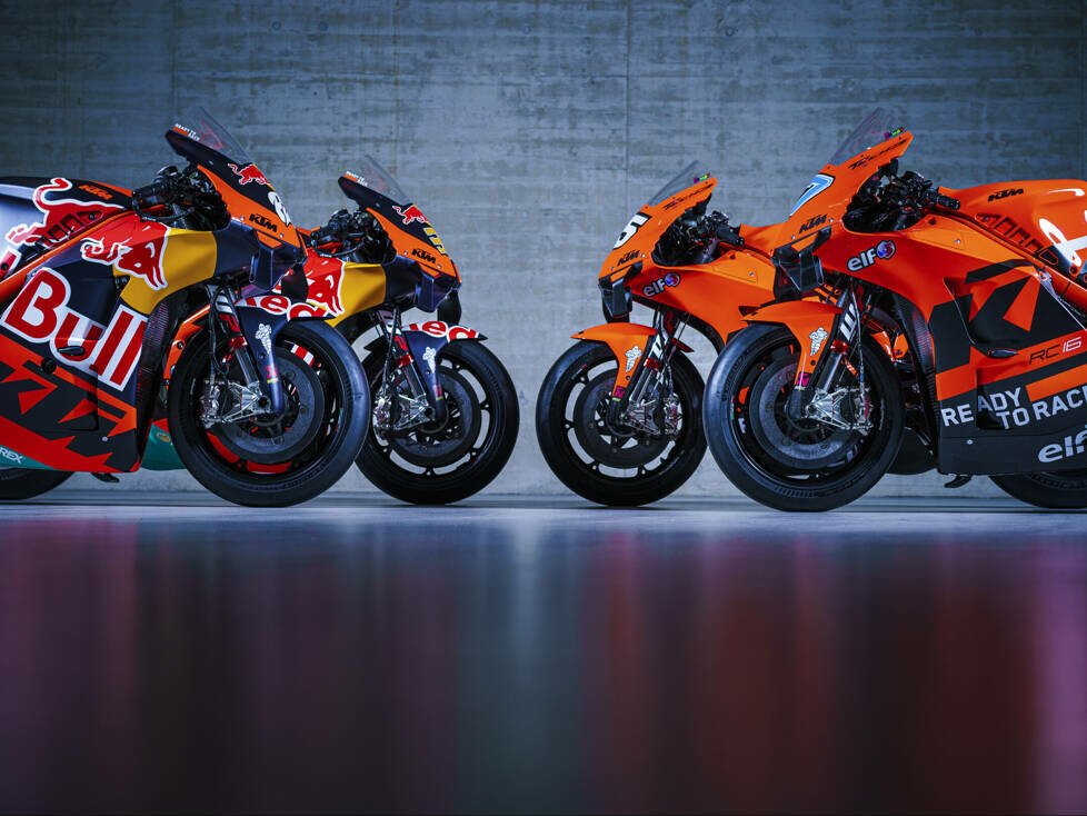 KTM RC16 und Tech-3-KTM RC16 für die MotoGP-Saison 2022