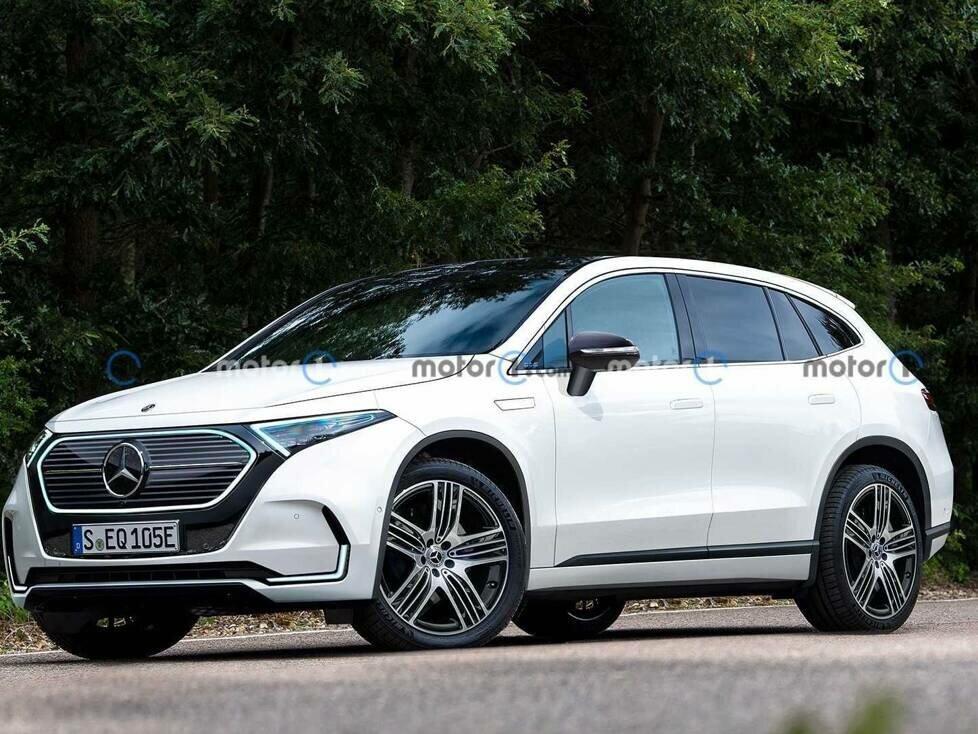 Mercedes EQE SUV als Rendering