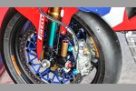 Showa-Gabel und Nissin-Bremsen an der Honda CBR1000RR-R Fireblade