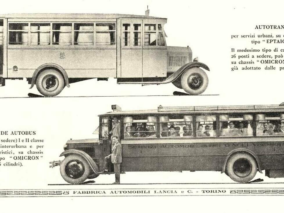 1927 wurde die Jota-Linie durch das Omicron-Fahrgestell ersetzt