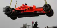 Der Spyker für die Formel-1-Saison 2007 am Haken bei der Präsentation in Silverstone