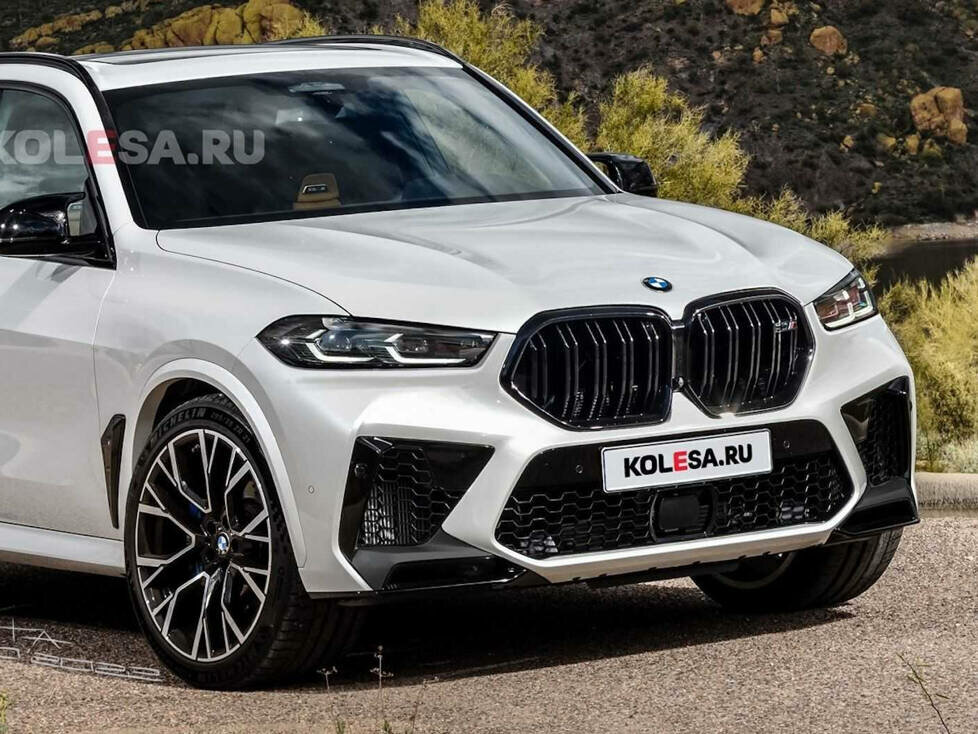 BMW X5 M Facelift-Rendering von Kolesa.ru