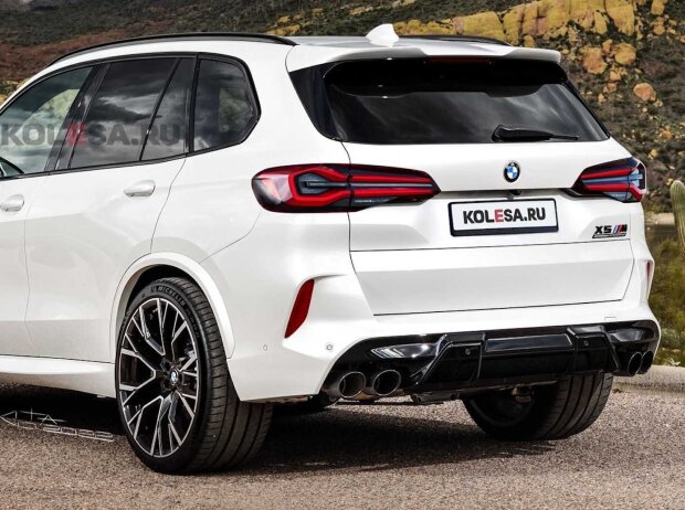 BMW X5 M Facelift-Rendering von Kolesa.ru 