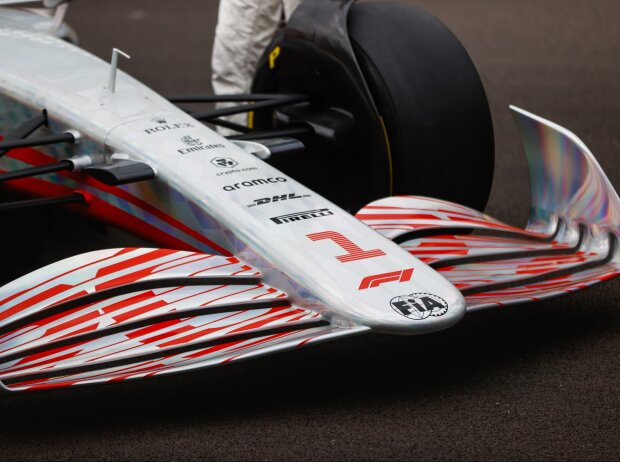 Der Frontflügel am Formel-1-Auto 2022
