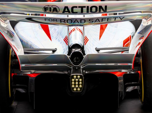 Das Heck am neuen Formel-1-Auto 2022 Das Heck am neuen Formel-1-Auto 2022