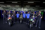 Fabio Quartararo, Cal Crutchlow und Franco Morbidelli (Yamaha) 