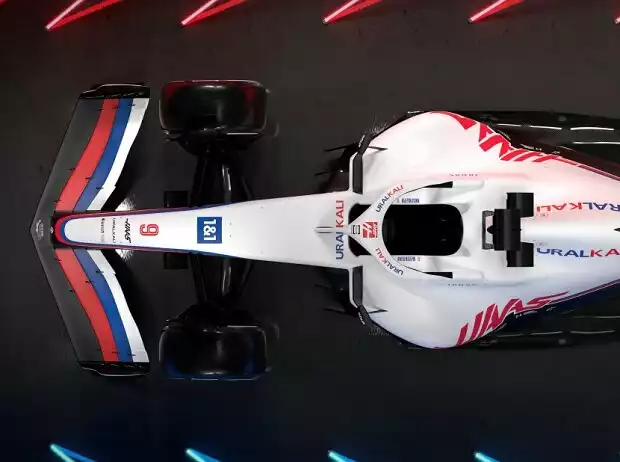 Titel-Bild zur News: Der neue Haas VF-22 für die Formel-1-Saison 2022