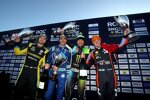 Colton Herta, Jimmie Johnson, Petter Solberg und Oliver Solberg 