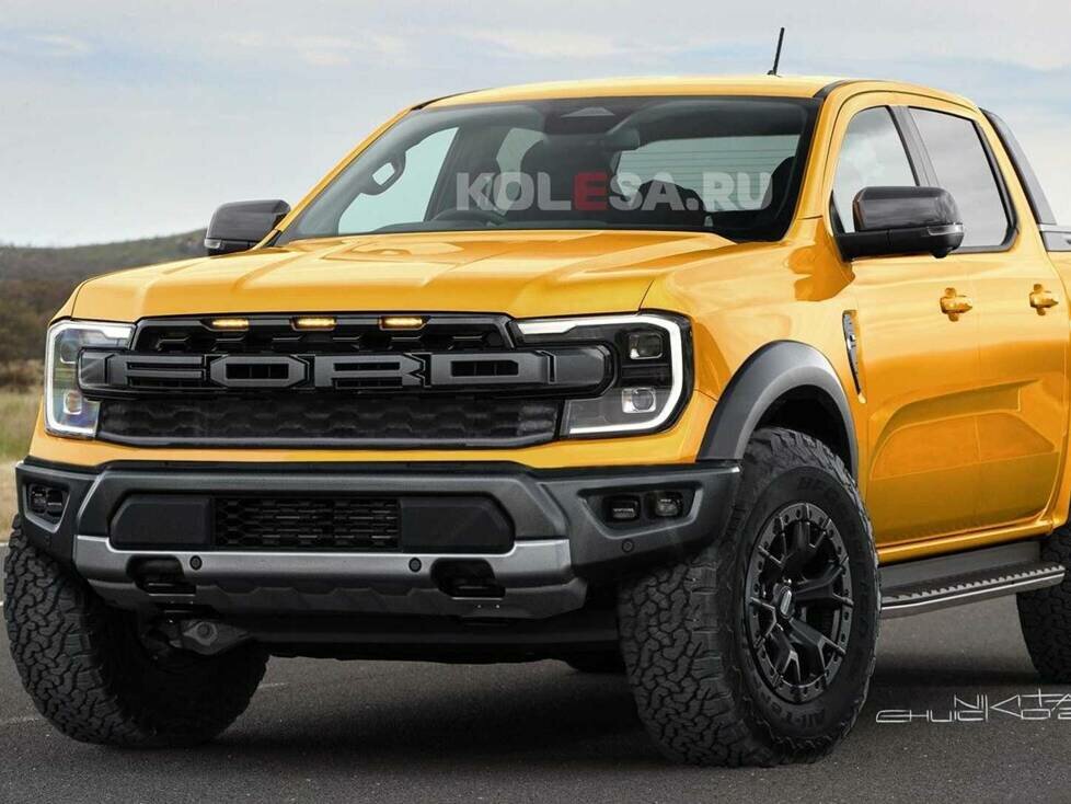 Ford Ranger Raptor 2023 inoffizielle Renderings