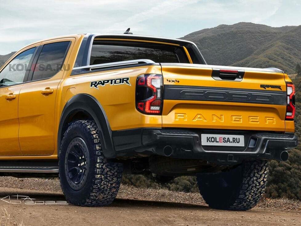 Ford Ranger Raptor 2023 inoffizielle Renderings