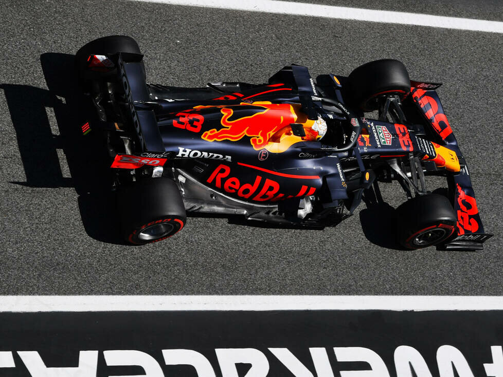 Max Verstappen (Red Bull RB16B) beim Formel-1-Rennen in Barcelona 2021