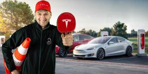 Staus an Tesla-Superchargern: Ordner sollen Kundenärger dämpfen
