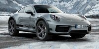 Bild zum Inhalt: Rendering: So könnte der neue Porsche 911 Dakar aussehen