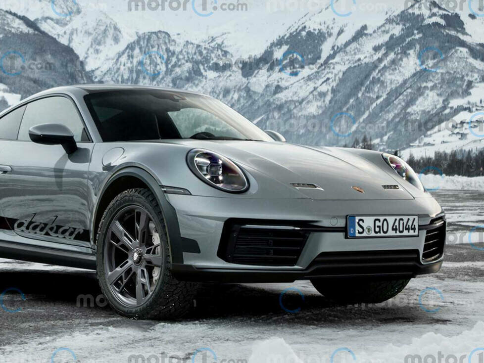 Porsche 911 Dakar Rendering