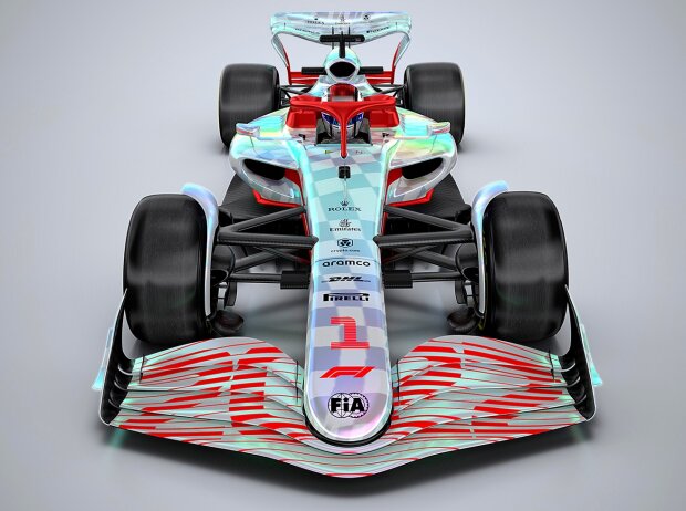 Titel-Bild zur News: Formel-1-Designstudie für 2022 und das neue Reglement