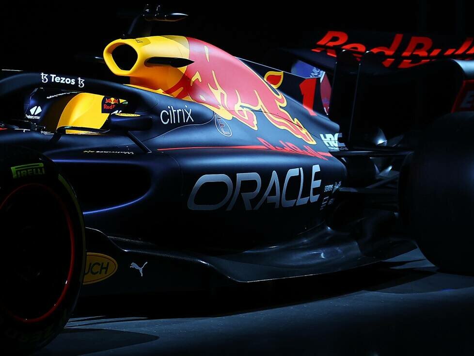 Red Bull RB18 mit Oracle-Branding