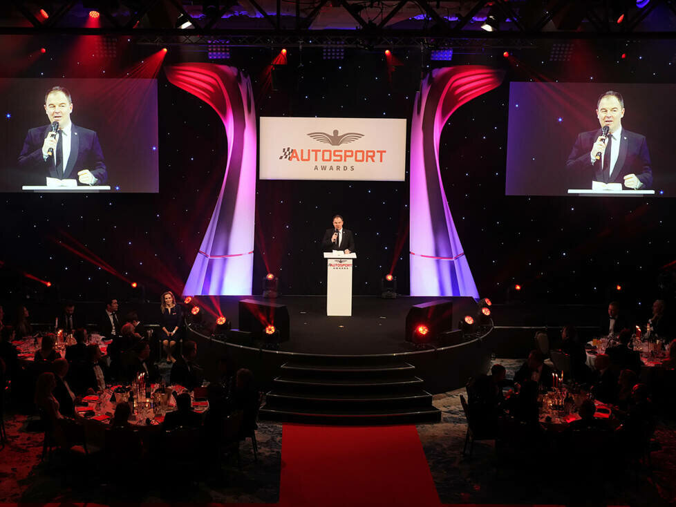James Allen bei den Autosport-Awards 2021 in London
