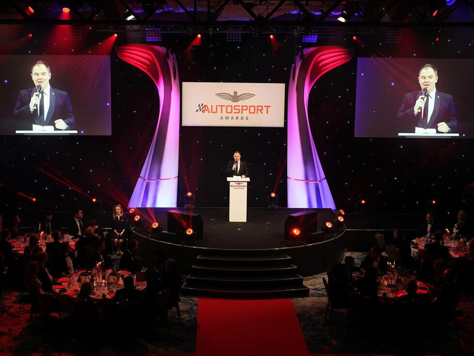 James Allen bei den Autosport-Awards 2021 in London