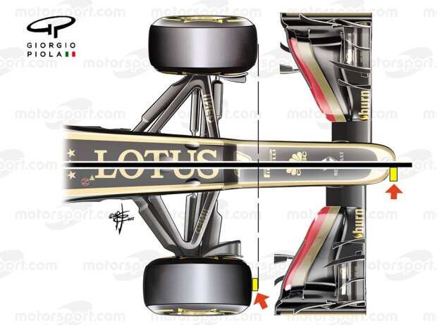 Änderung des Radstands bei Lotus Änderung des Radstands bei Lotus
