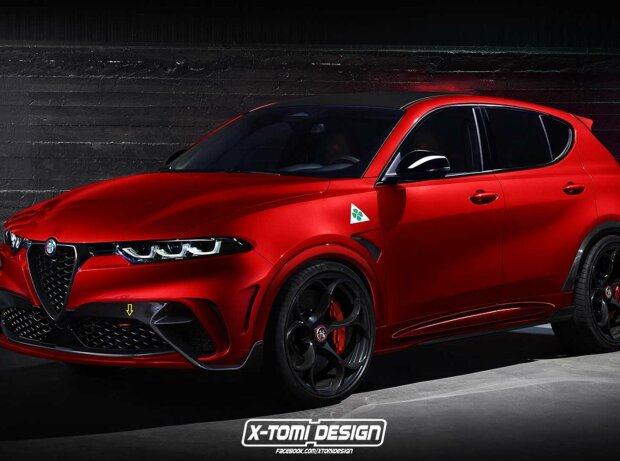 Alfa Romeo Tonale GTA rendering Alfa Romeo Tonale GTA rendering