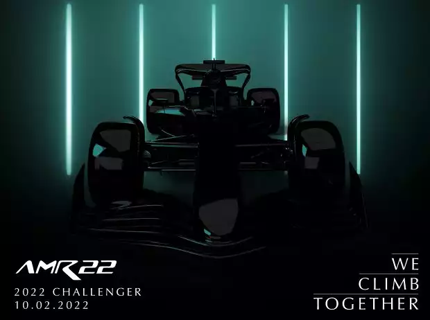 Teaser Aston Martin AMR22 Titel-Bild zur News: Teaser Aston Martin AMR22