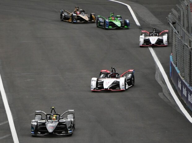 Edoardo Mortara, Pascal Wehrlein, Robin Frijns Edoardo Mortara, Pascal Wehrlein, Robin Frijns