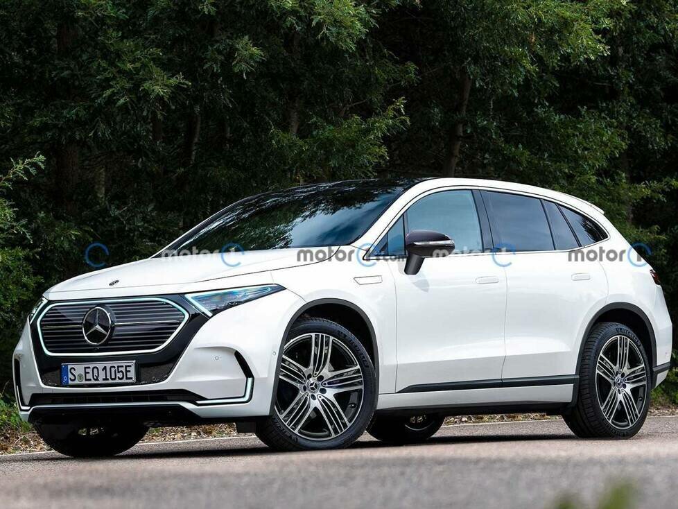 Mercedes EQE SUV als Rendering