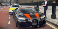 Bild zum Inhalt: Bugatti Chiron Super Sport 300+ von Polizei in London rausgezogen