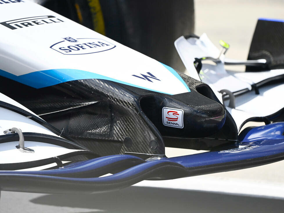 Senna-Logo auf dem Williams FW43B