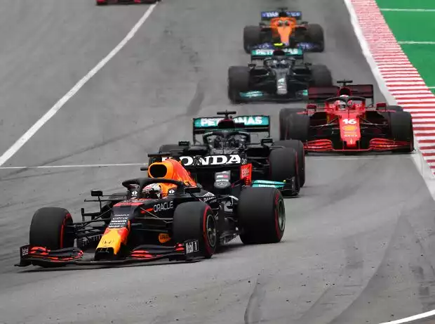 Max Verstappen, Lewis Hamilton, Charles Leclerc, Valtteri Bottas Titel-Bild zur News: Max Verstappen, Lewis Hamilton, Charles Leclerc, Valtteri Bottas