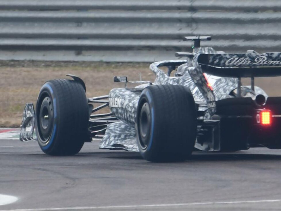 Der neue Alfa Romeo C42 beim Shakedown in Fiorano vor der Formel-1-Saison 2022