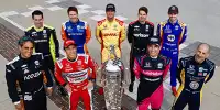 Die neun Indy-500-Sieger im Starterfeld für das 105. Indy 500 am 30. Mai 2021