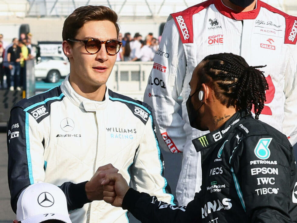 George Russell, Lewis Hamilton