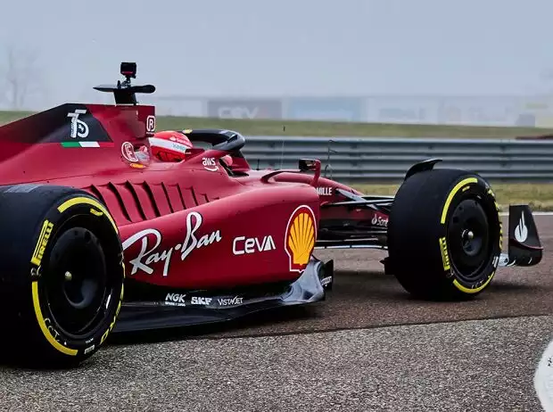 Charles Leclerc im Ferrari F1-75 beim Shakedown in Fiorano vor der Formel-1-Saison 2022 Titel-Bild zur News: Charles Leclerc im Ferrari F1-75 beim Shakedown in Fiorano vor der Formel-1-Saison 2022