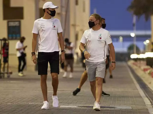 Titel-Bild zur News: George Russell, Valtteri Bottas