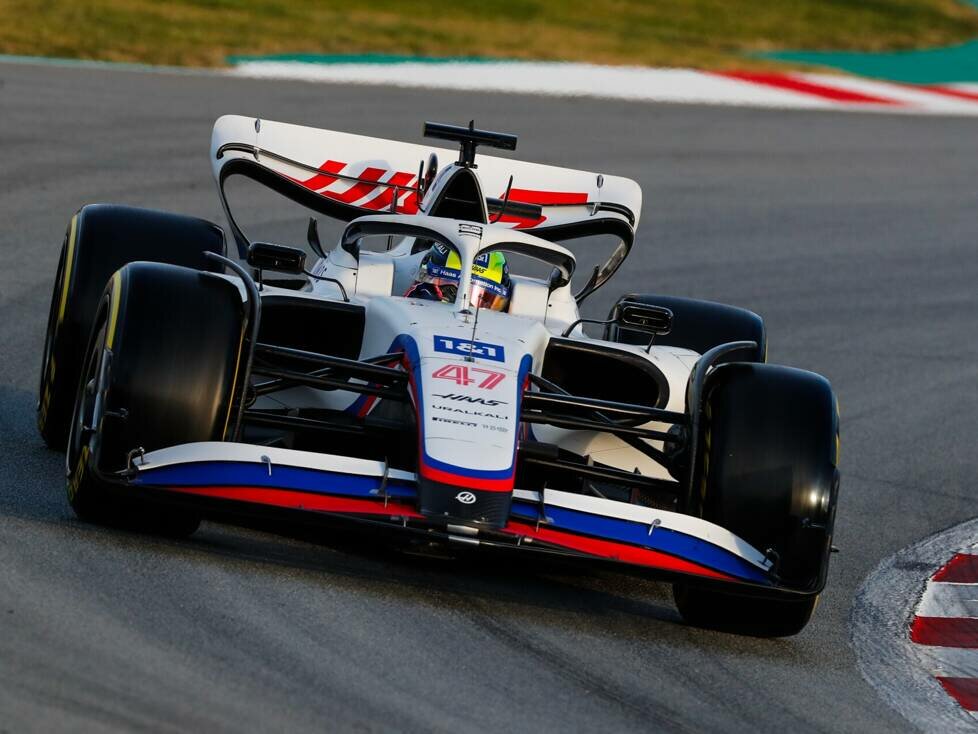 Mick Schumacher im Haas VF-22 beim Formel-1-Test 2022 in Barcelona