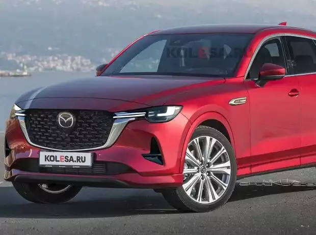 Mazda CX-60 (2022) inoffizielles Rendering Titel-Bild zur News: Mazda CX-60 (2022) inoffizielles Rendering