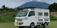 Bild zum Inhalt: Wie wäre es mit diesem winzigen Daihatsu Hijet Quokka-Wohnmobil?