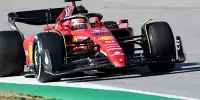 Charles Leclerc im Ferrari F1-75 bei den Wintertests in Barcelona
