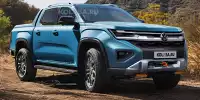 Bild zum Inhalt: VW Amarok (2022): Inoffizielles Rendering zeigt den Ranger-Cousin