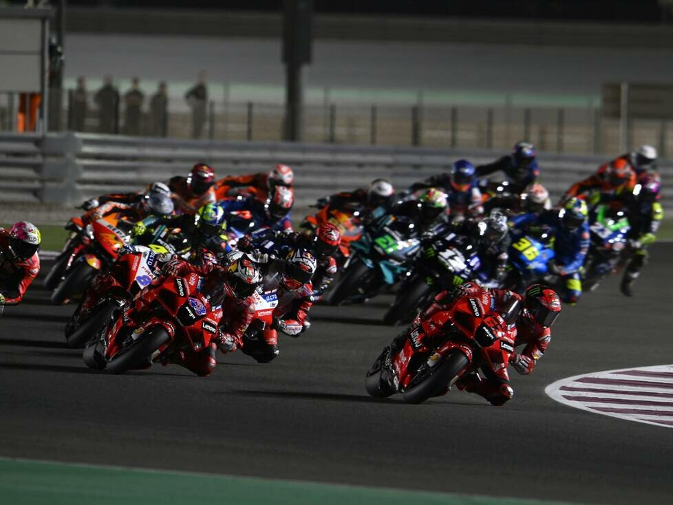 MotoGP Start 2021 in Katar