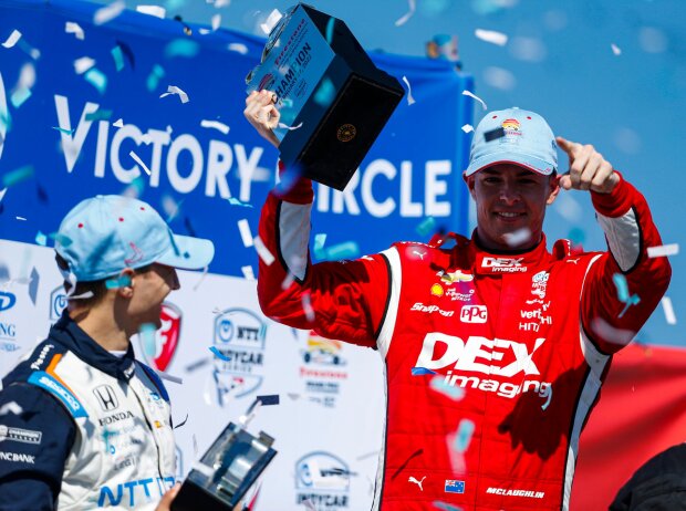 1. Scott McLaughlin, 2. Alex Palou 1. Scott McLaughlin, 2. Alex Palou