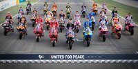 Bild zum Inhalt: Vereint für den Frieden: Botschaft der MotoGP gegen den Krieg in der Ukraine