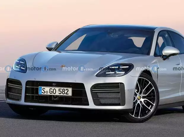 Porsche Panamera im Rendering Titel-Bild zur News: Porsche Panamera im Rendering