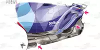 Seitenkasten des Williams FW44