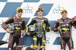 Celestino Vietti (VR46), Tony Arbolino (Marc VDS) und Sam Lowes (Marc VDS) 