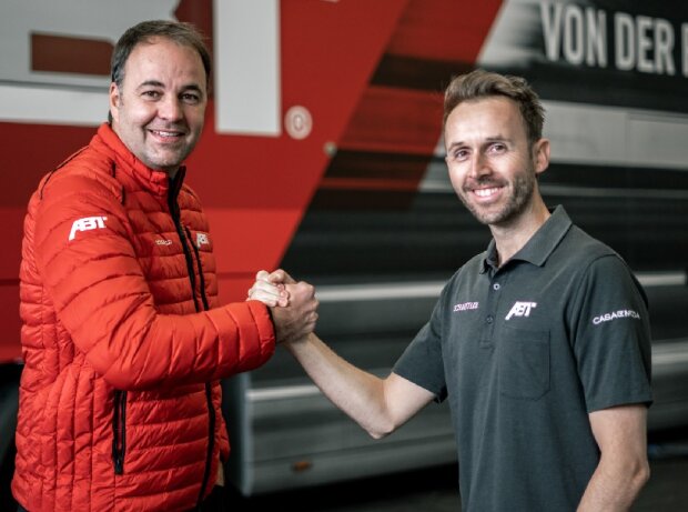 Rene Rast und Abt-Sportdirektor Thomas Biermaier Rene Rast und Abt-Sportdirektor Thomas Biermaier