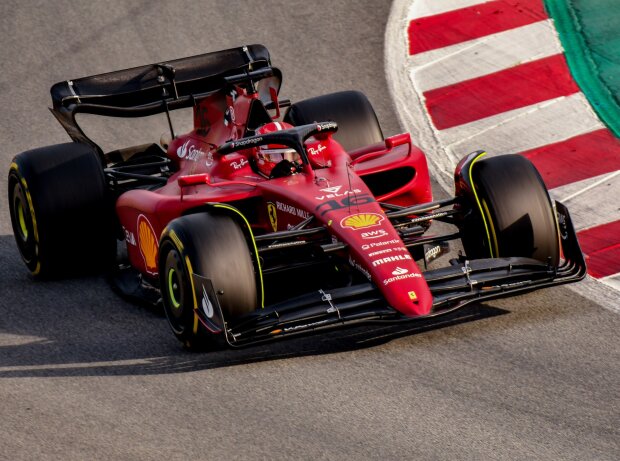 Charles Leclerc im Ferrari F1-75 der Formel-1-Saison 2022 Charles Leclerc im Ferrari F1-75 der Formel-1-Saison 2022