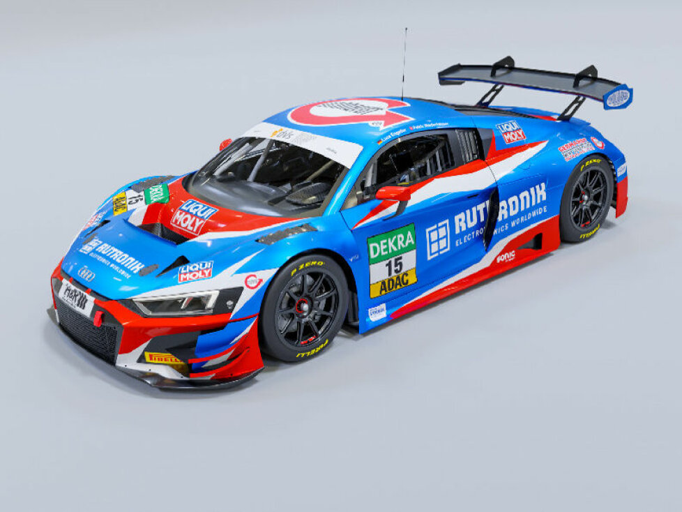 #15 Rutronik-Audi von Patric Niederhauser, Luca Engstler für das ADAC GT Masters 2022