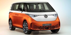 VW ID. Buzz (2022): Weltpremiere mit 150-kW-Heckantrieb und großem Akku